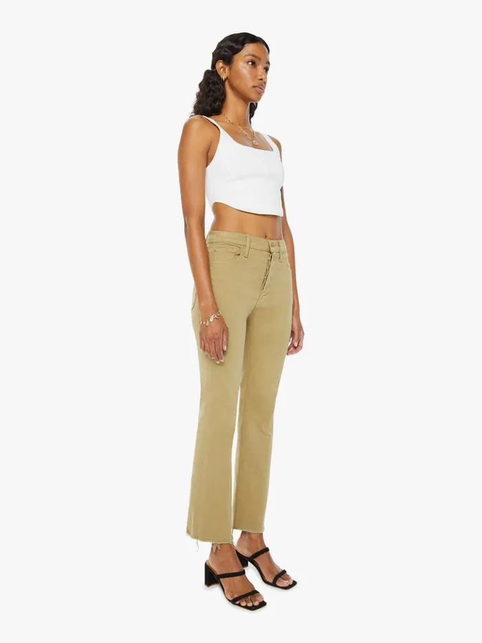 Mother Denim Flare The Tripper Flood Fray Cedar 8211 Women