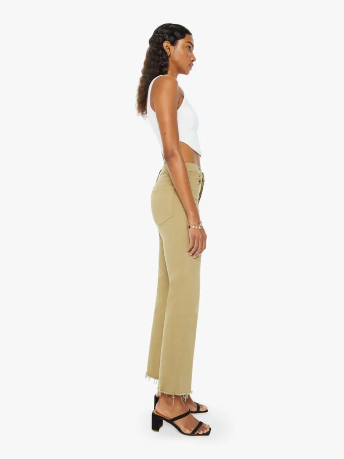 Mother Denim Flare The Tripper Flood Fray Cedar 8211 Women