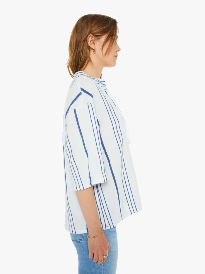 Mother Denim Fletch Top Cloud Blue 8211 Women Mother Denim Fletch Top Cloud Blue 8211 Women
