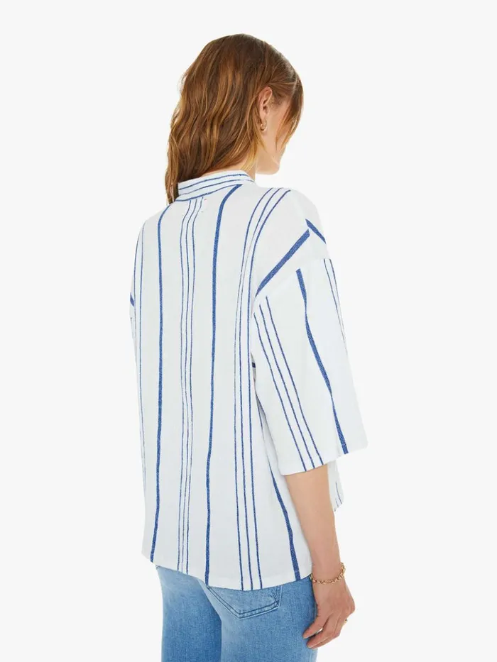 Mother Denim Fletch Top Cloud Blue 8211 Women Mother Denim Fletch Top Cloud Blue 8211 Women