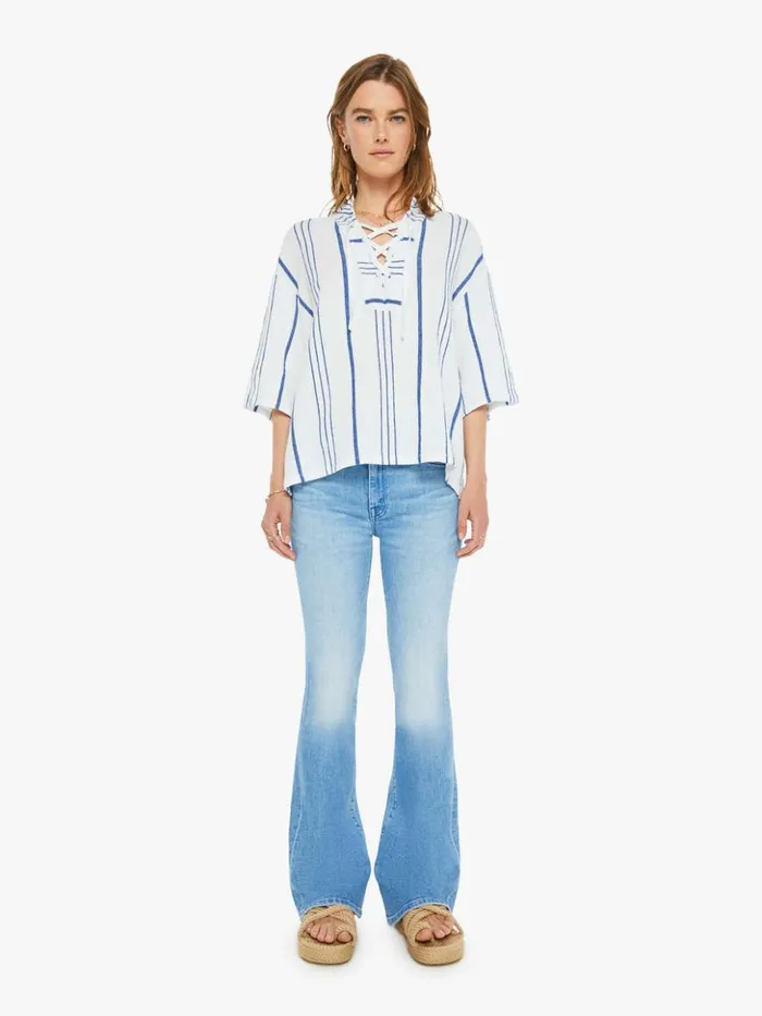 Mother Denim Fletch Top Cloud Blue 8211 Women Mother Denim Fletch Top Cloud Blue 8211 Women