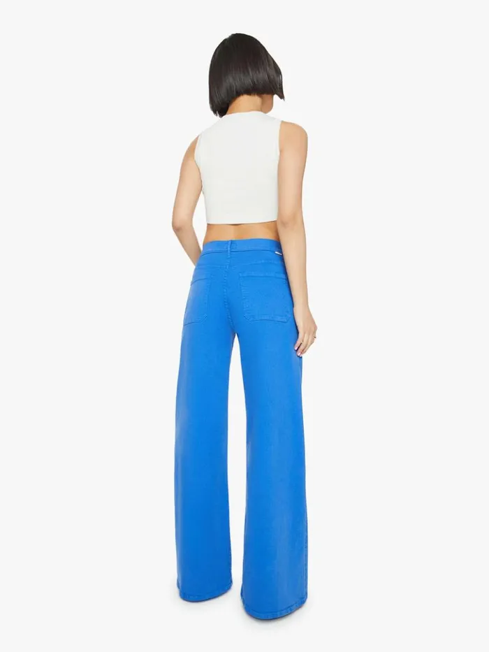 Mother Denim Petites The Lil039 Patch Pocket Undercover Sneak Wash Snorkel Blue 8211 Women