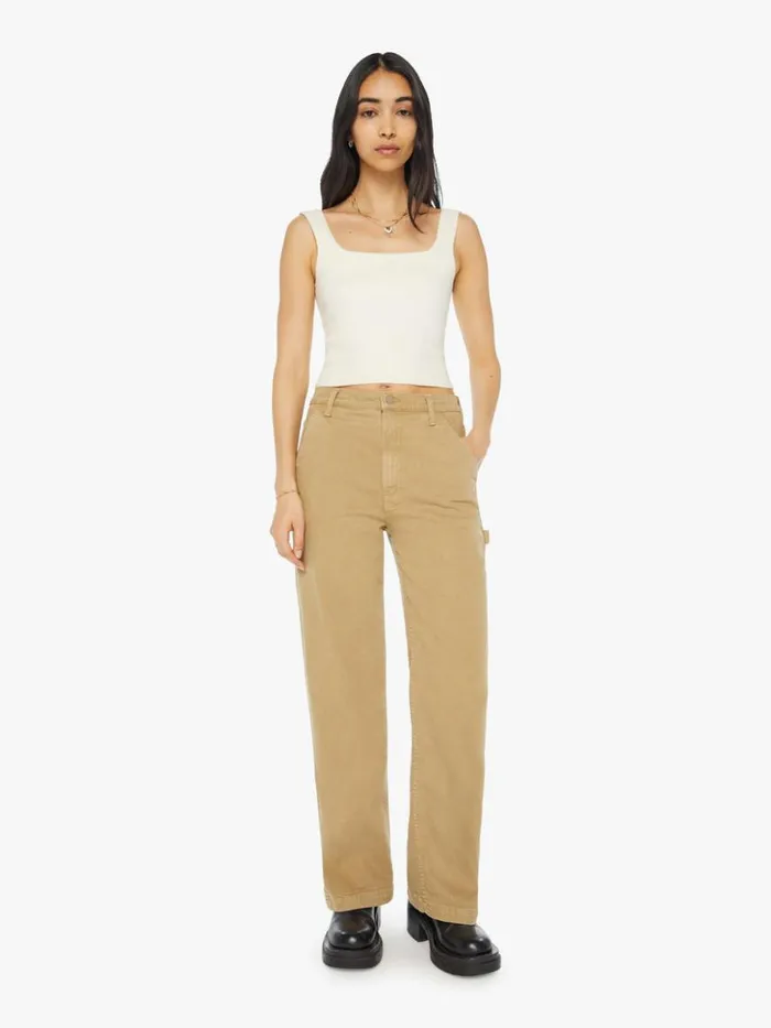 Mother Denim Relaxed The Stud Finder Sneak Prairie Sand 8211 Women