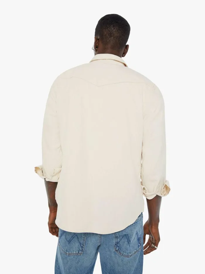Mother Denim Shirts The City Slicker What The Duck Natural 8211 Men