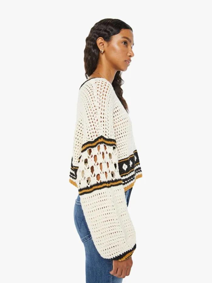 Mother Denim The Bell Sleeve Pull Over Sand Dune 8211 Women Mother Denim The Bell Sleeve Pull Over Sand Dune 8211 Women