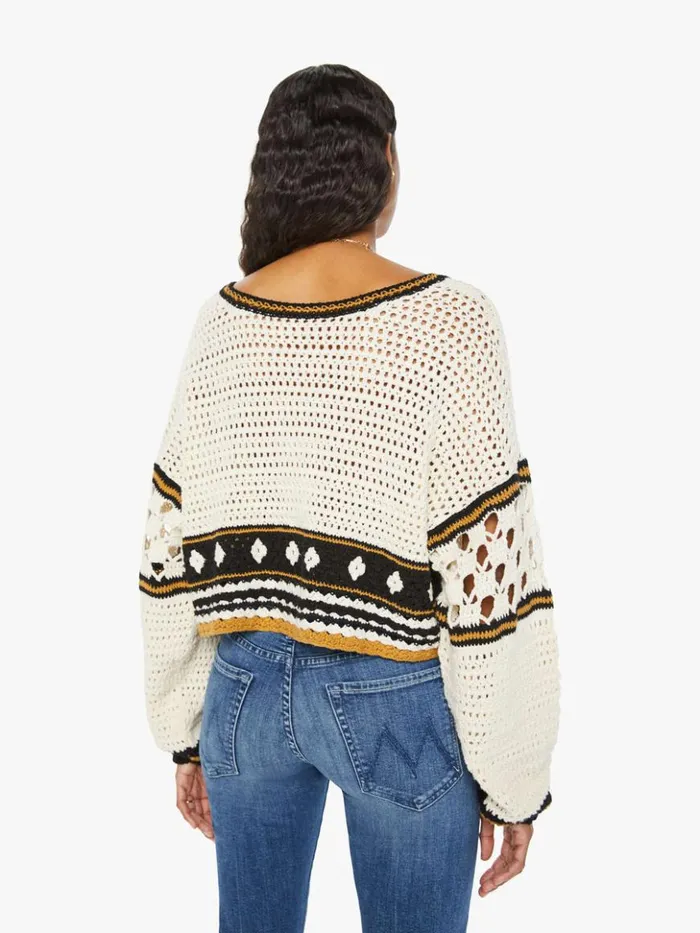 Mother Denim The Bell Sleeve Pull Over Sand Dune 8211 Women Mother Denim The Bell Sleeve Pull Over Sand Dune 8211 Women