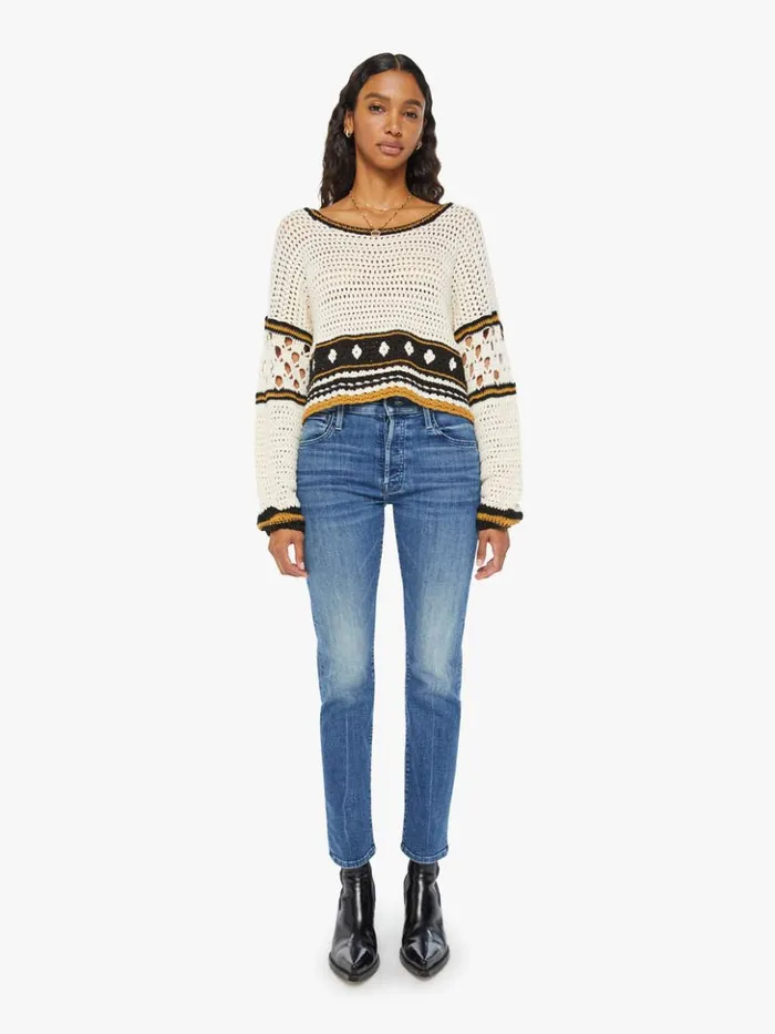 Mother Denim The Bell Sleeve Pull Over Sand Dune 8211 Women Mother Denim The Bell Sleeve Pull Over Sand Dune 8211 Women