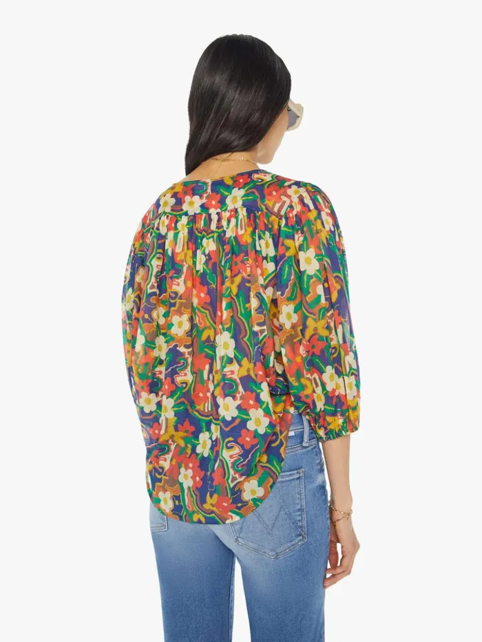 Mother Denim The Breeze Tie Top Cosmic Blooms 8211 Women