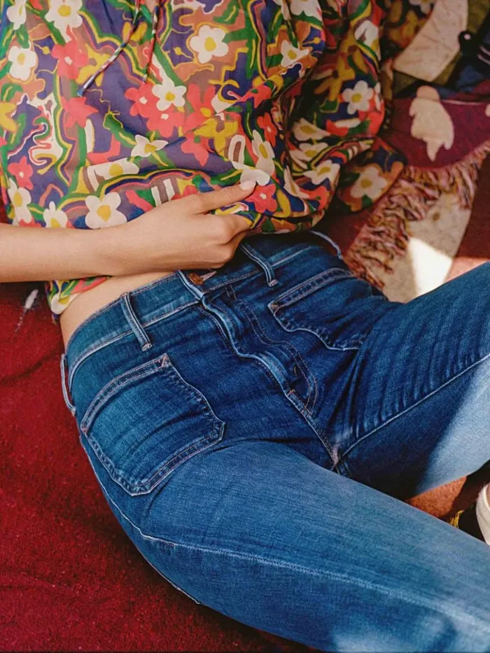 Mother Denim The Breeze Tie Top Cosmic Blooms 8211 Women