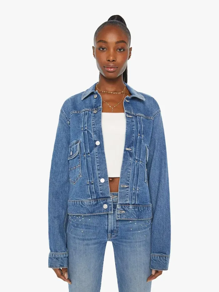 Mother Denim The Duo Jacket Metal Magic 8211 Women