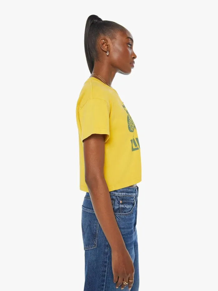 Mother Denim The Grab Bag Crop Tee Make Like A Tree 8211 Women