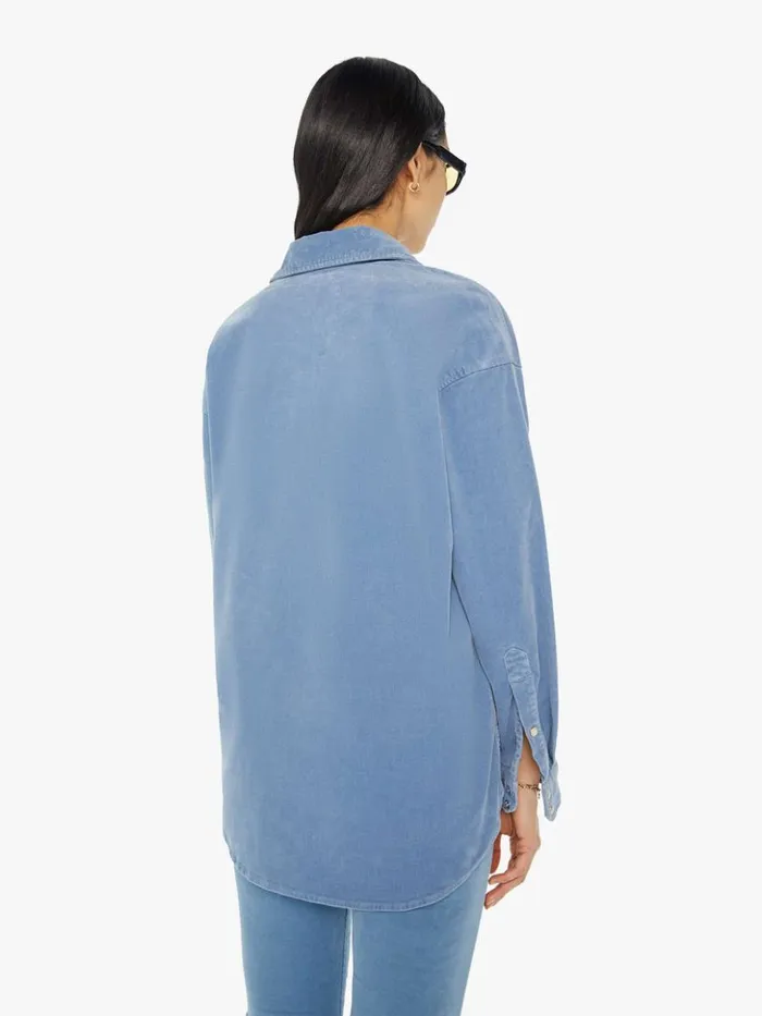 Mother Denim The Wild West Shirt Blue Shadow 8211 Women