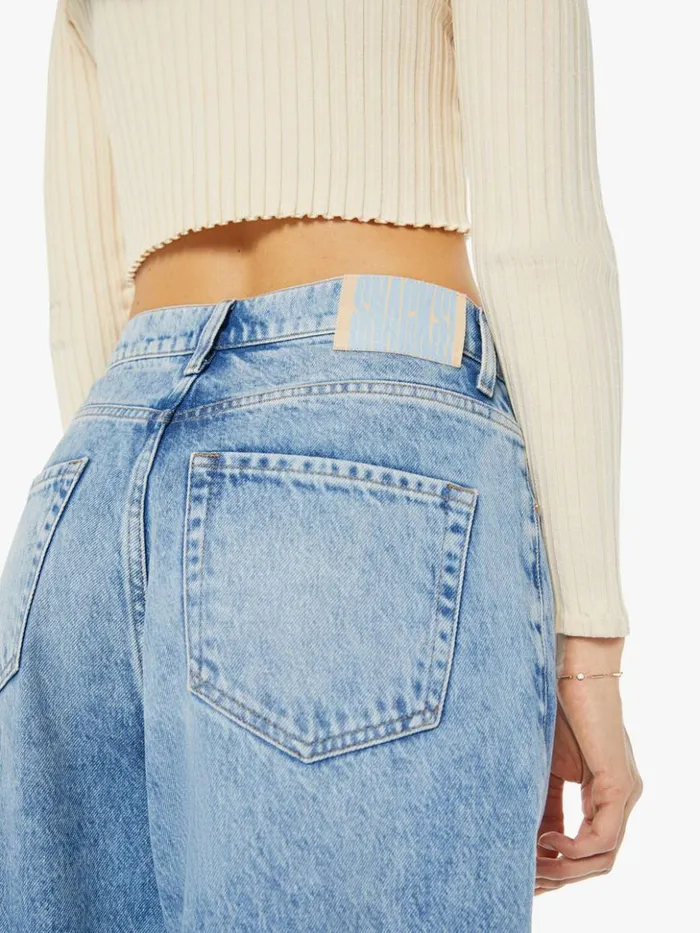 Mother Denim Wide Leg Snacks The Main Course Nerdy Wash Melt 8211 Women Mother Denim Wide Leg Snacks The Main Course Nerdy Wash Melt 8211 Women
