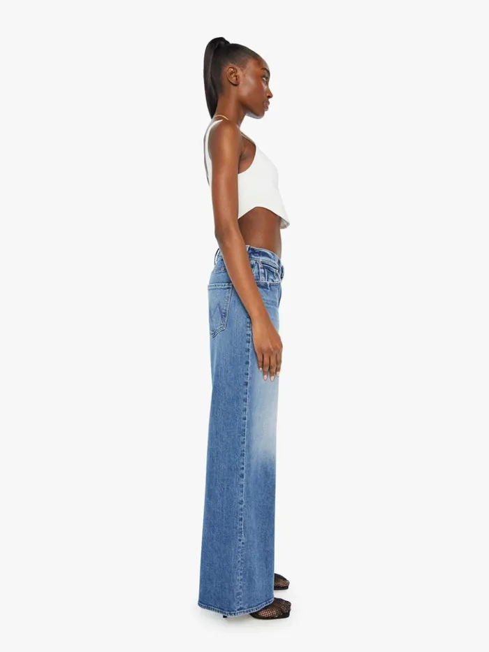 Mother Denim Wide Leg The Ditcher Roller Zip Skimp Wash Music Is The Medium 8211 Women Mother Denim Wide Leg The Ditcher Roller Zip Skimp Wash Music Is The Medium 8211 Women