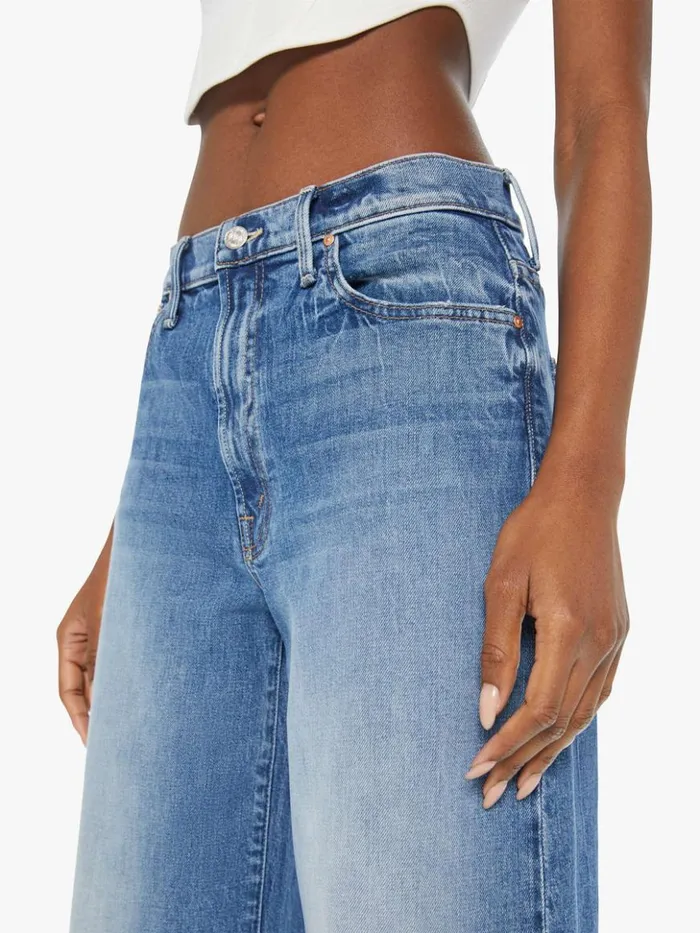 Mother Denim Wide Leg The Ditcher Roller Zip Skimp Wash Music Is The Medium 8211 Women Mother Denim Wide Leg The Ditcher Roller Zip Skimp Wash Music Is The Medium 8211 Women