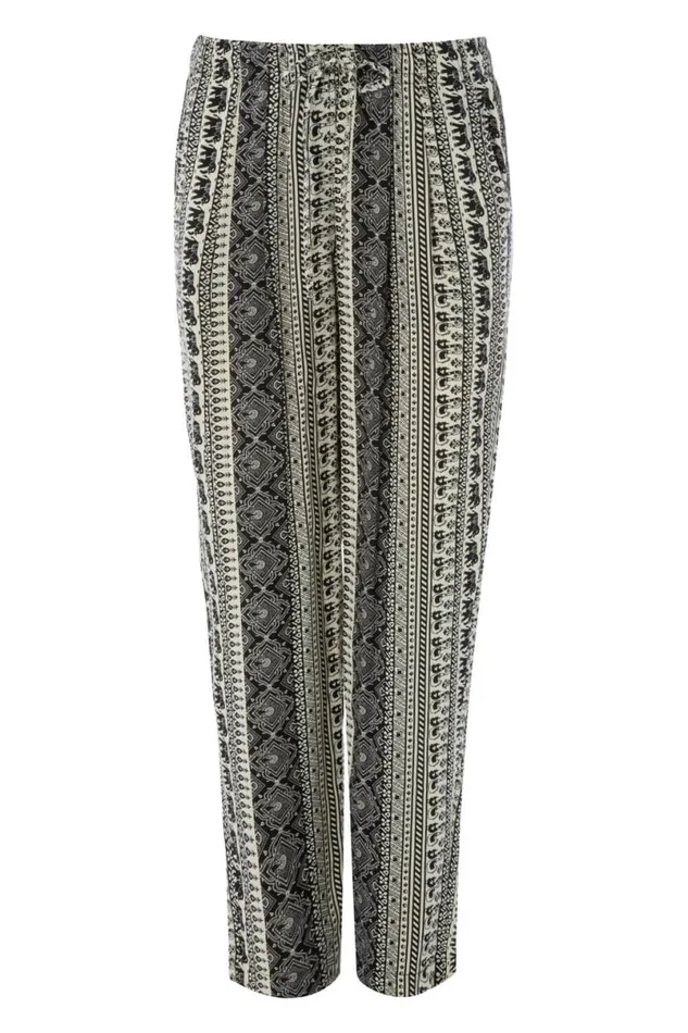 Multi Aztec Tapered Trouser Women Roman Trousers