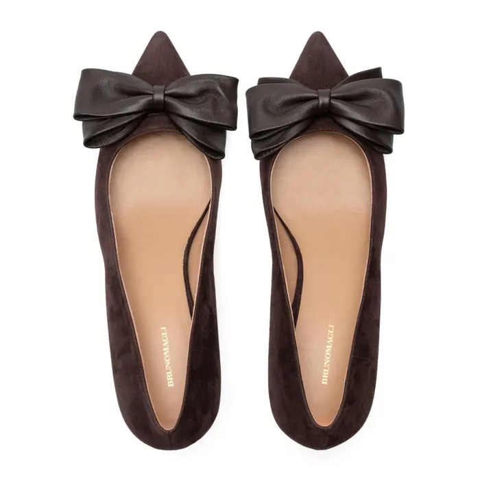 Nadia Pump Brown Suede Women Bruno Magli Pumps