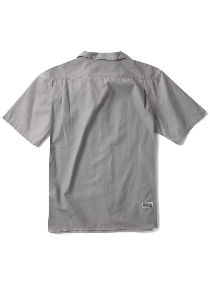 Natural Dye Eco Ss Shirt Bamboo Charcoal Men Vissla Shirts and Flannels