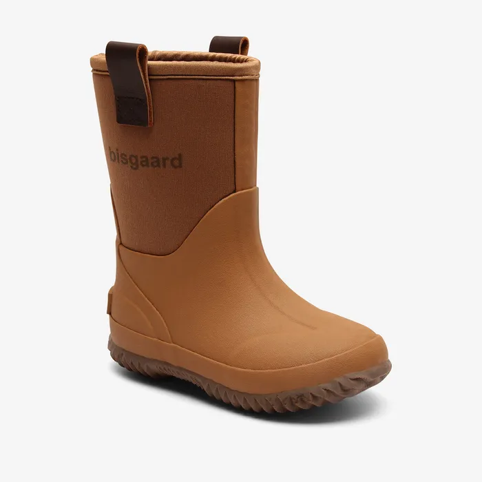 neo thermo camel Brown KIDS Rubber boots bisgaardshoes