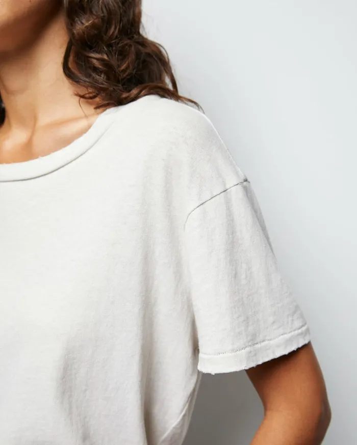 Nili Lotan BRADY TEE Washed Black Women Tops