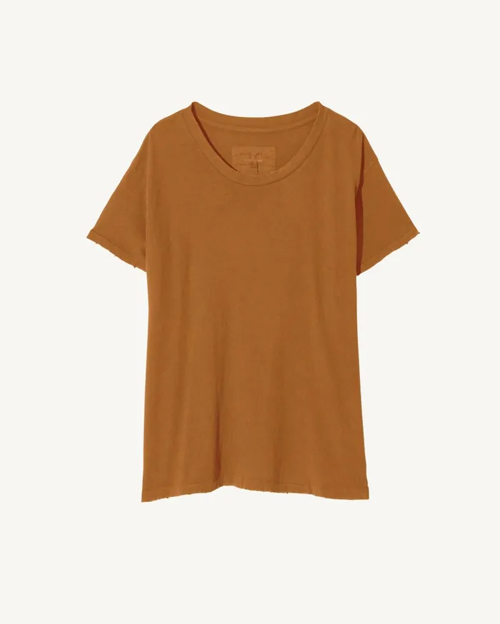 Nili Lotan BRADY TEE Washed Black Women Tops