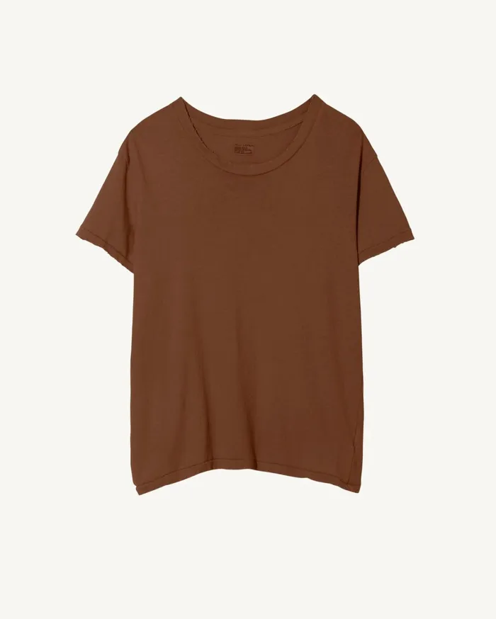 Nili Lotan BRADY TEE Washed Black Women Tops