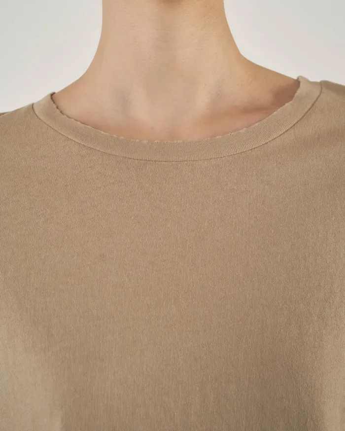 Nili Lotan BRADY TEE Washed Black Women Tops