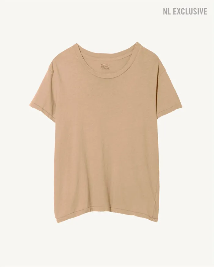 Nili Lotan BRADY TEE Washed Black Women Tops