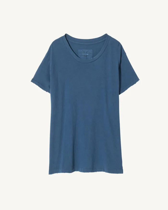 Nili Lotan BRADY TEE Washed Black Women Tops