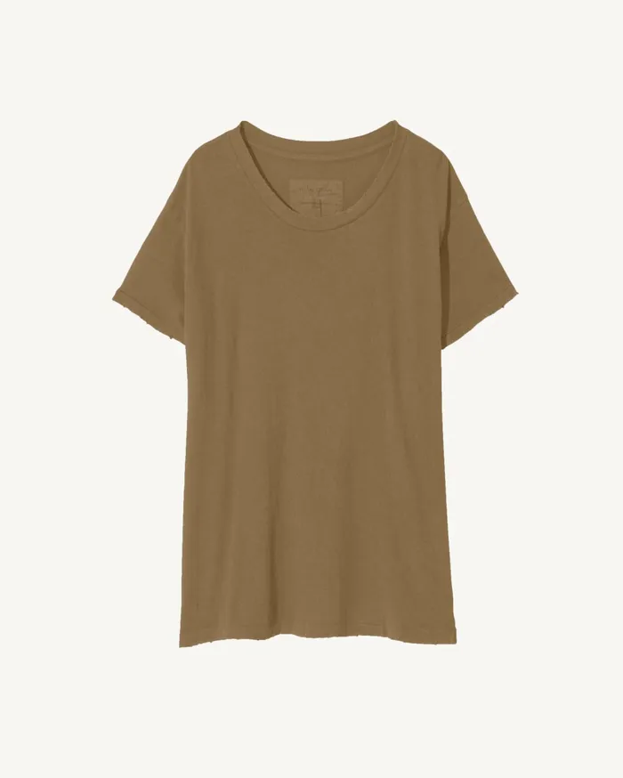 Nili Lotan BRADY TEE Washed Black Women Tops