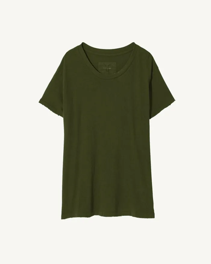 Nili Lotan BRADY TEE Washed Black Women Tops