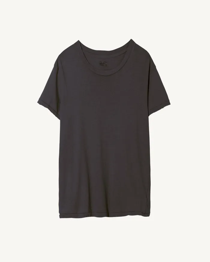 Nili Lotan BRADY TEE Washed Black Women Tops