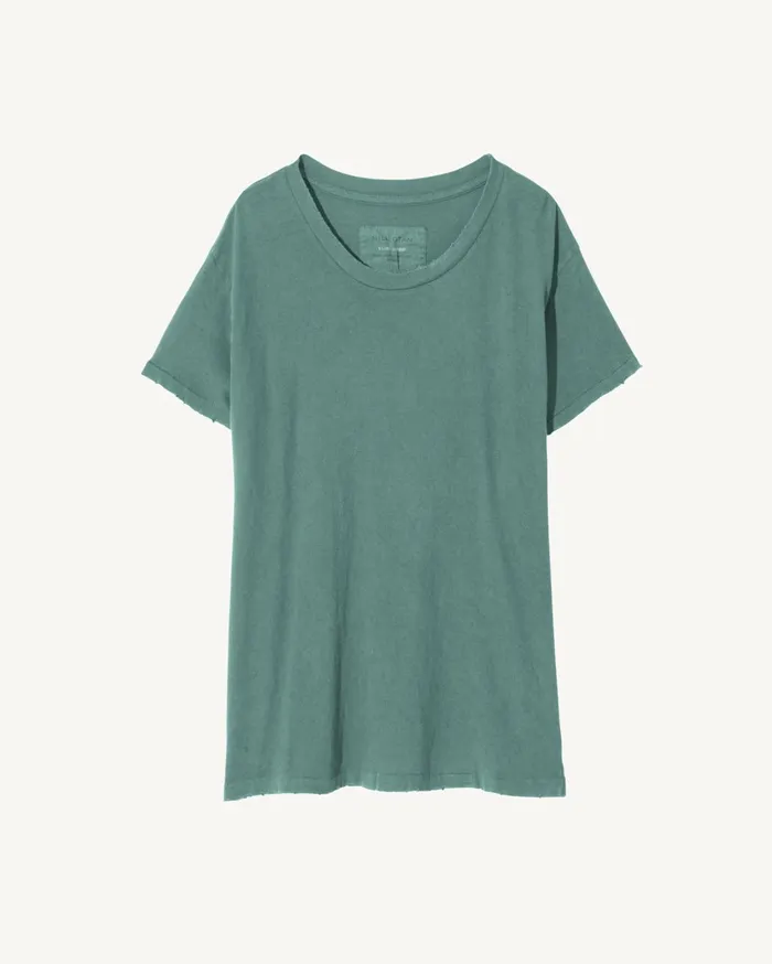 Nili Lotan BRADY TEE Washed Black Women Tops