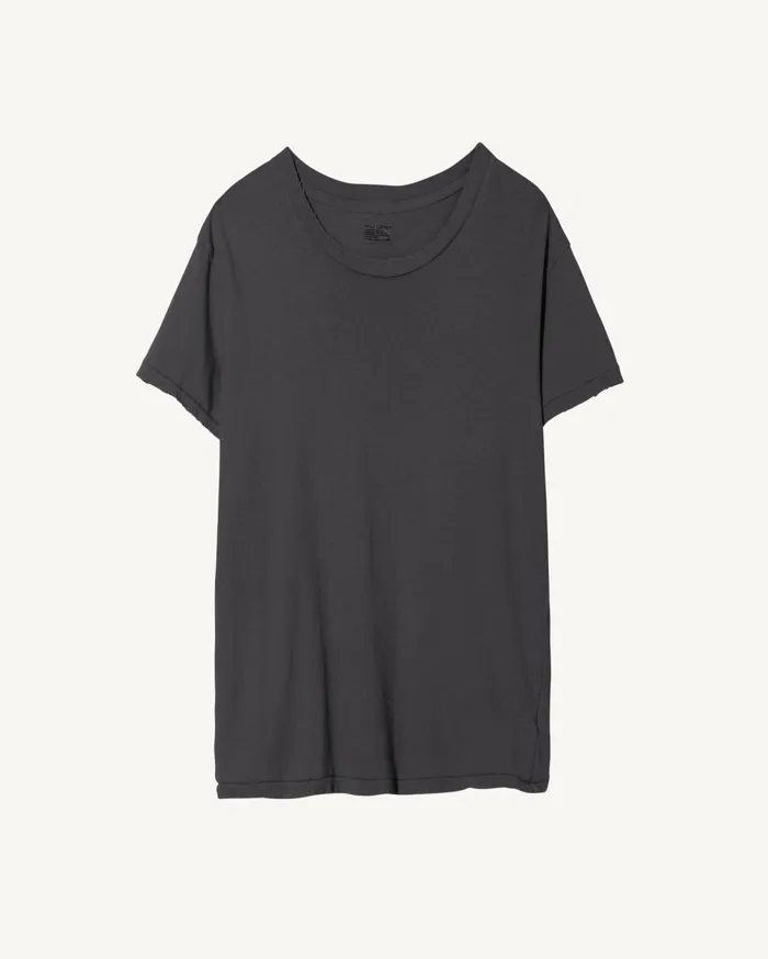 Nili Lotan BRADY TEE Washed Black Women Tops