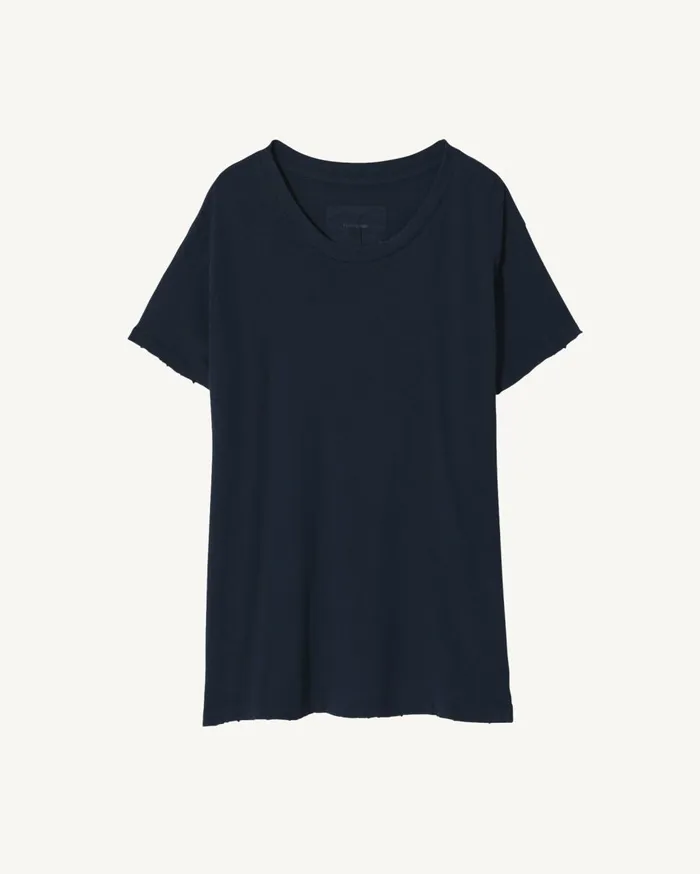 Nili Lotan BRADY TEE Washed Black Women Tops