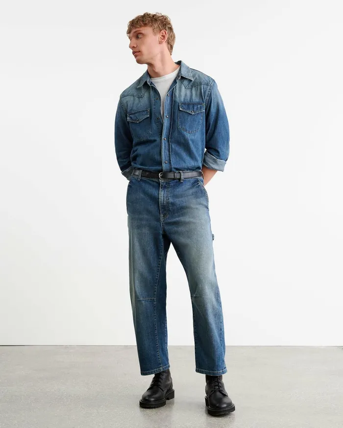 Nili Lotan CARPENTER JEAN Classic Wash Men Denim