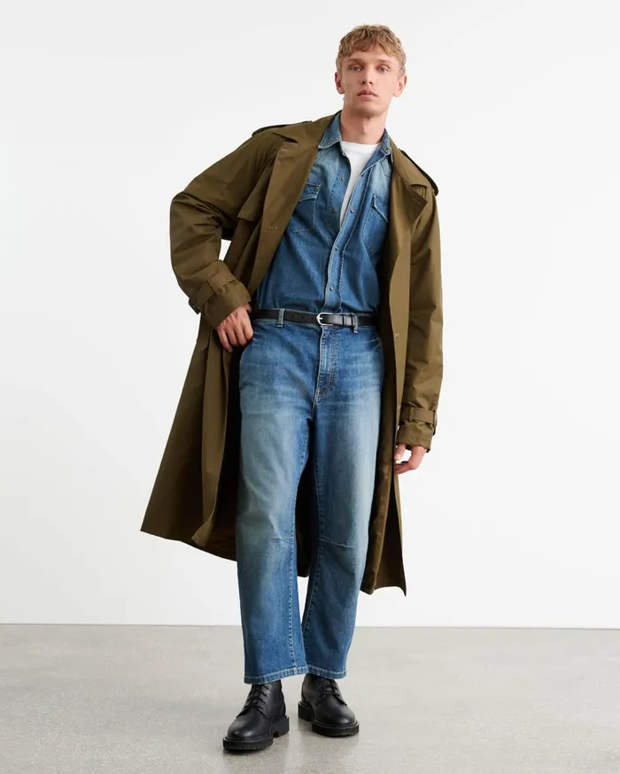Nili Lotan CARPENTER JEAN Classic Wash Men Denim