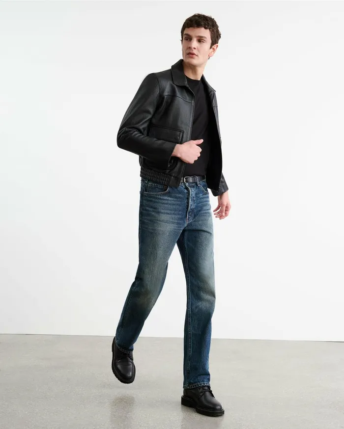 Nili Lotan DRAVEN SWEATER Black Men Sweaters