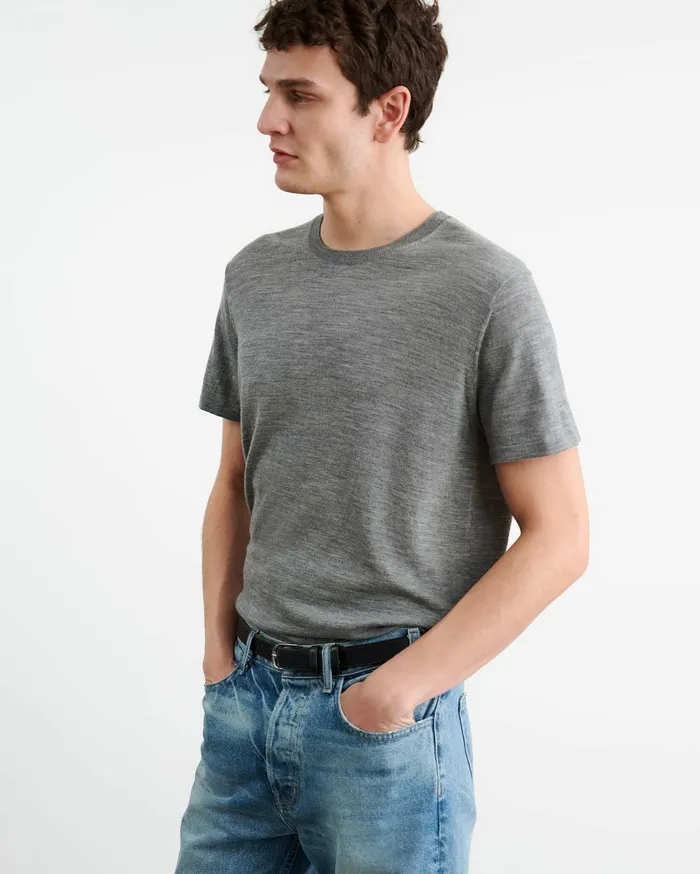 Nili Lotan DRAVEN SWEATER Black Men Sweaters