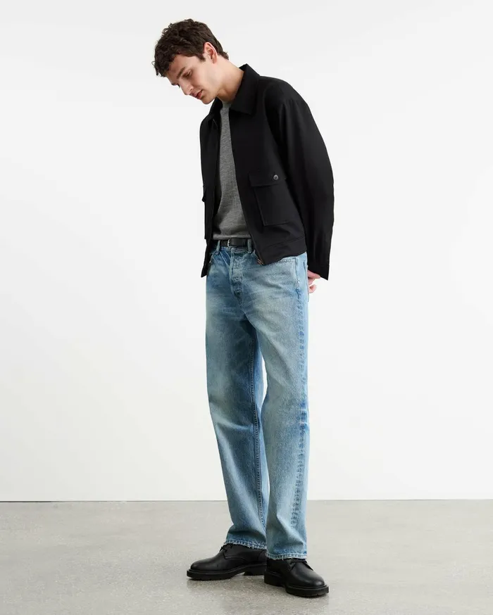Nili Lotan DRAVEN SWEATER Black Men Sweaters