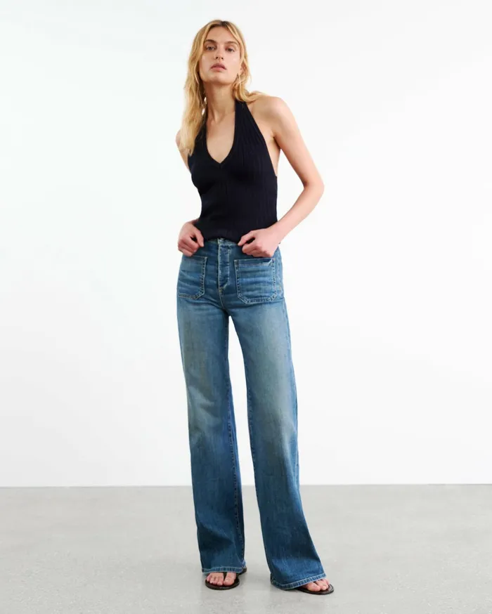 Nili Lotan FLORENCE JEAN Classic Wash Women Denim