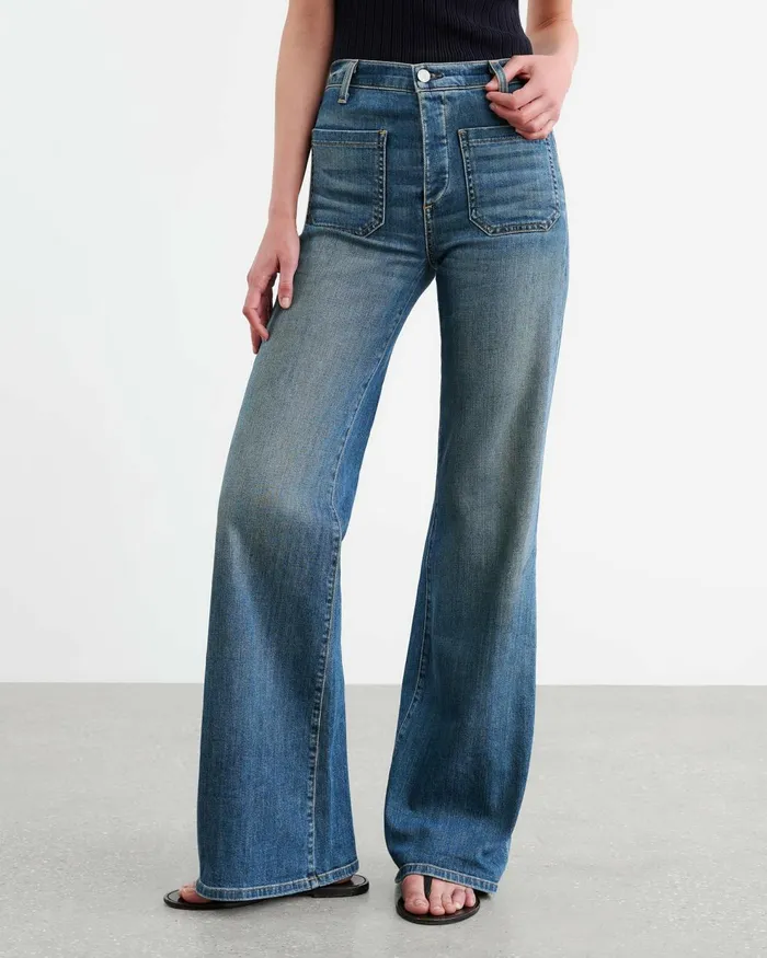 Nili Lotan FLORENCE JEAN Classic Wash Women Denim