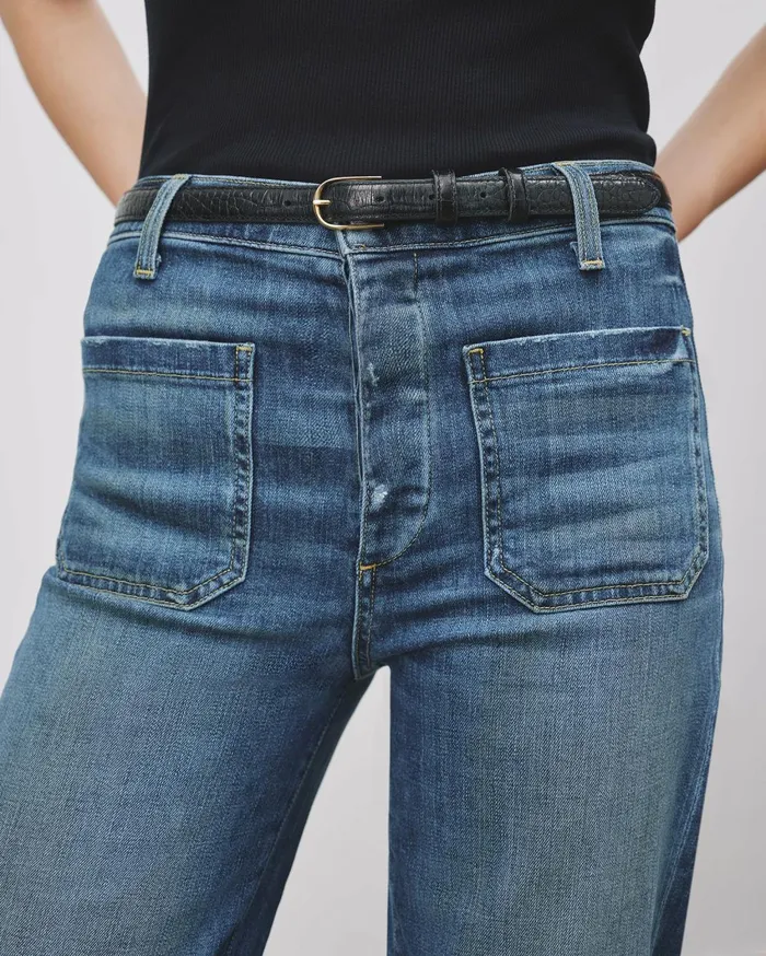 Nili Lotan FLORENCE JEAN Classic Wash Women Denim