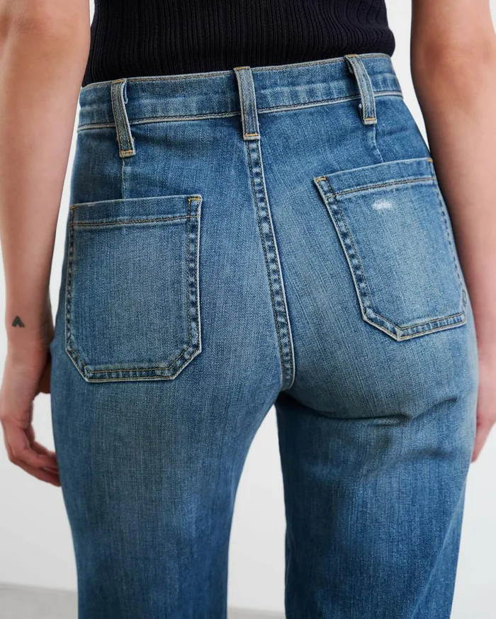 Nili Lotan FLORENCE JEAN Classic Wash Women Denim