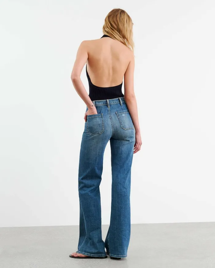 Nili Lotan FLORENCE JEAN Classic Wash Women Denim