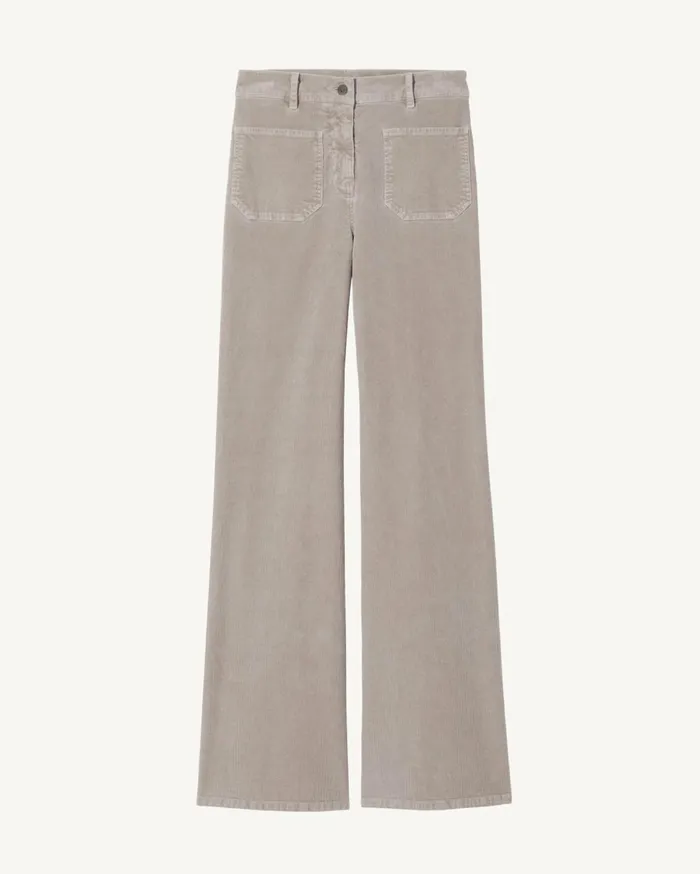 Nili Lotan FLORENCE PANT Ecru Women Pants and Shorts