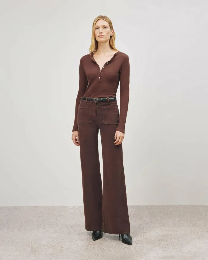Nili Lotan FLORENCE PANT Ecru Women Pants and Shorts