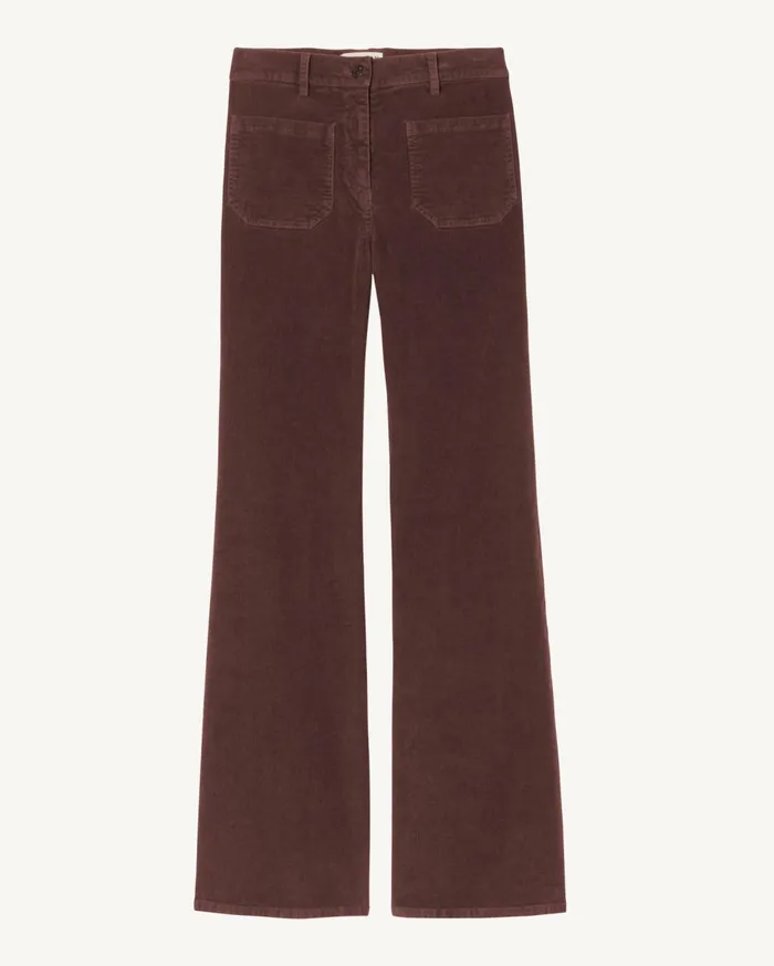 Nili Lotan FLORENCE PANT Ecru Women Pants and Shorts