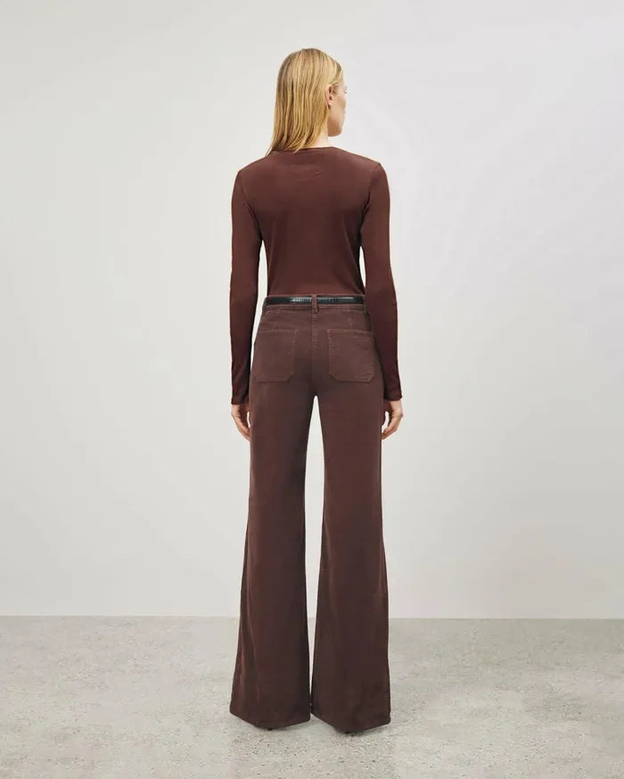 Nili Lotan FLORENCE PANT Ecru Women Pants and Shorts