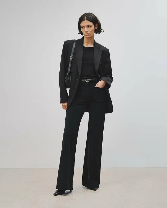 Nili Lotan FLORENCE PANT Ecru Women Pants and Shorts